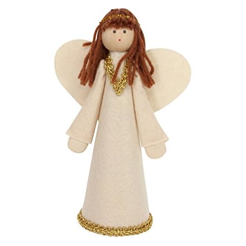 Gisela Graham Felt Cone Angel Tree Topper Cover