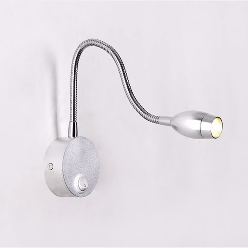 Lampes murales liseuses LED 3000K orientables pour installation en tête de lit