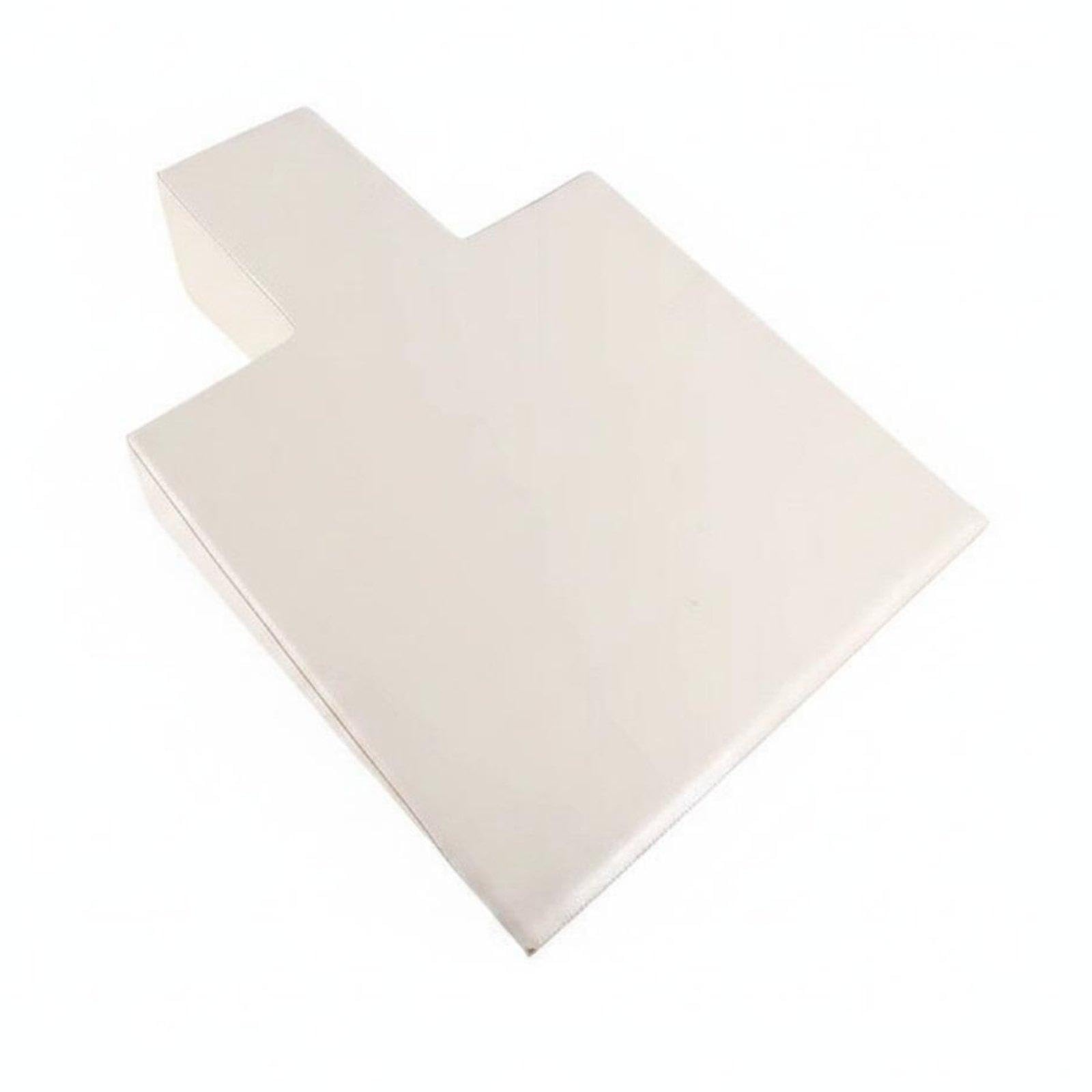 Pilates Reformer Box Wedge Ergonomic Design Pilates Wedge Block High Density Foam Stretching Discipline Incline Board for Women, Home Gym White-image-41