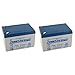 Power Sonic 12V 12Ah Replacement Battery PS-12120F2 PS-12120 F2,12V 12AH EA. - 2 Pack