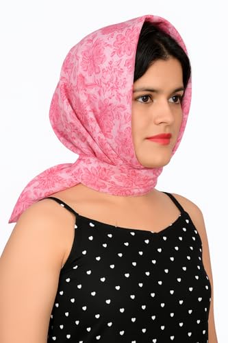 Image of Scarf For Girls 100% Pure Cotton Hand Block Printed Square