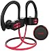 Mpow Flame Upgraded Bluetooth Headphones with Case, IPX7 Waterproof Wireless Earphones Sport W/Mic, 7-9 Hrs Playtime, in-Ear Wireless Earbuds W/Rich Bass & HiFi Stereo, Running Headphones, Red