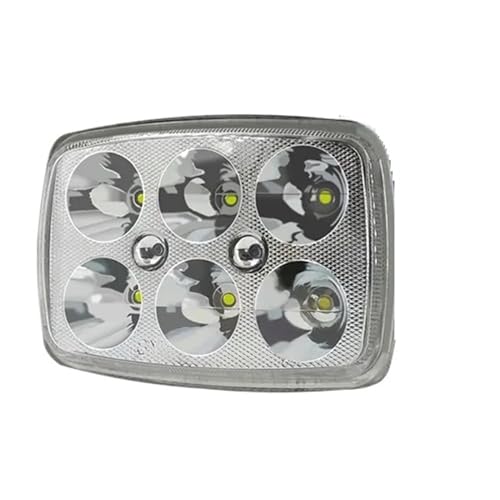 Faro Cuadrado Motoled 6 LED H de Haz bajo para Motocicleta con luz Led de día Azul para Ho&nda CD70 Motos Luz antiniebla Luz Antinieblas Faros Auxiliares