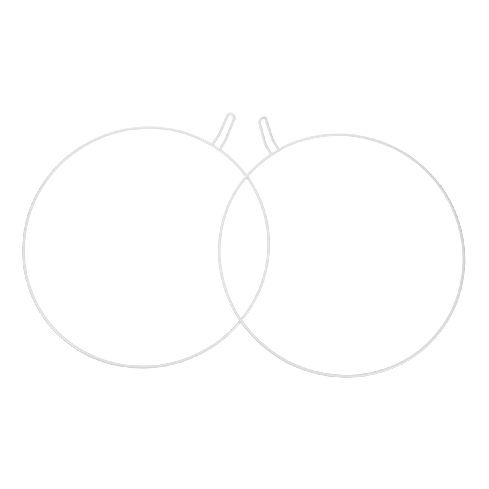 ABOOFAN 2Pcs Crib Canopy Net Hoop Support Rings for for Crib Bed Rack Safe Stable Mounting Accessories