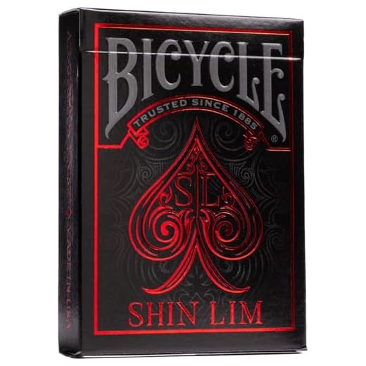 Bicycle Shin Lim Magic Special Edition Playing Cards, 1 Deck , Black