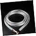 Cabilock Gas Hose with Fitting Self Priming Fluid Transfer Tube for Oil Water and Gas Durable Automotive Tool with Clamps for Emergency Use
