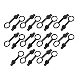 Photo Gallery linnkyfloa tappo antipolvere per presa cc, copertura impermeabile, 5,5 x 2,5 mm, in plastica, protezione per porta di alimentazione per apparecchiature audio, mp3, mp4, laptop, nero, confezione da 20 Photo Gallery linnkyfloa tappo antipolvere per presa cc, copertura impermeabile, 5,5 x 2,5 mm, in plastica, protezione per porta di alimentazione per apparecchiature audio, mp3, mp4, laptop, nero, confezione da 20