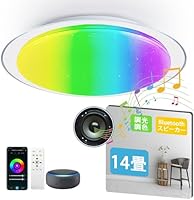 Amazon.co.jp : スマート LED シーリングライト スピーカー 14疊用
