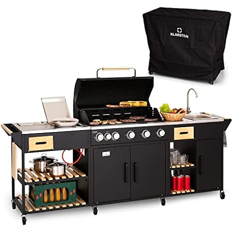 Klarstein Gasgrill für Camping Balkon Garten Cover