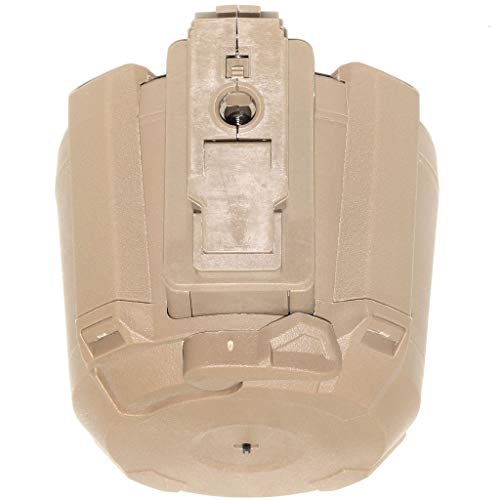 Airsoft Parts Battleaxe 1400Rd Electric Drum Mag Magazine For Jg(Jing Gong), Classic Army, Ics, Aps, D-Boys, Cyma, Tokyo Marui Ak Series Aeg Dark Earth Tan #TOP2