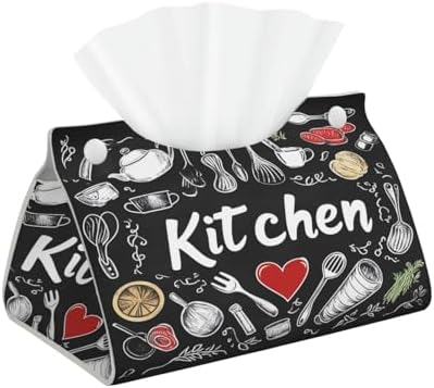 Kitchen Items Elements Rectangle Tissue Box Cover PVC Faux Leather Tissue Boxes Holder Lightweight Tissue Box Cube for Bathroom Home Car Office Kitchen Items Elements Rectangle Tissue Box Cover PVC Faux Leather Tissue Boxes Holder Lightweight Tissue Box Cube for Bathroom Home Car Office