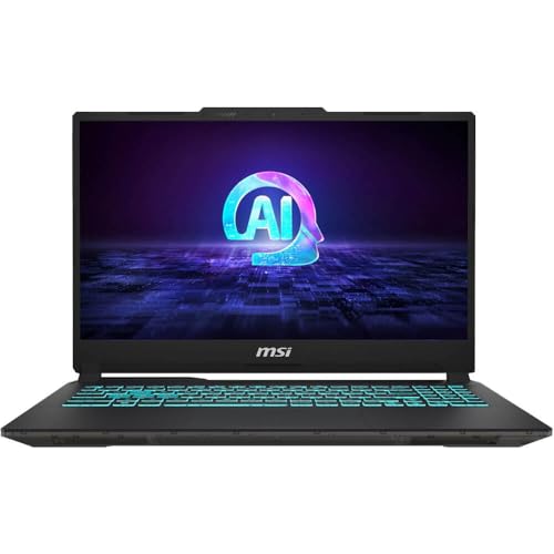Image of msi Cyborg 15 15.6 inch FHD AI Gaming Laptop Bundle - Intel Core Ultra 7 155H, RTX 4060, 144Hz IPS Display, 64GB DDR5, 512GB SSD, Windows 11 Pro, w /UAX HDMI Cable, CPS 12-Month Protection, Screen Cleaner
