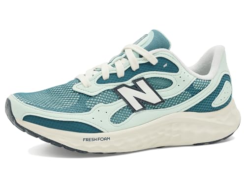New Balance Women's Fresh Foam Arishi v4 TIRALUX Running Shoe, Cosmic Jade/Salt Water, 8.5
