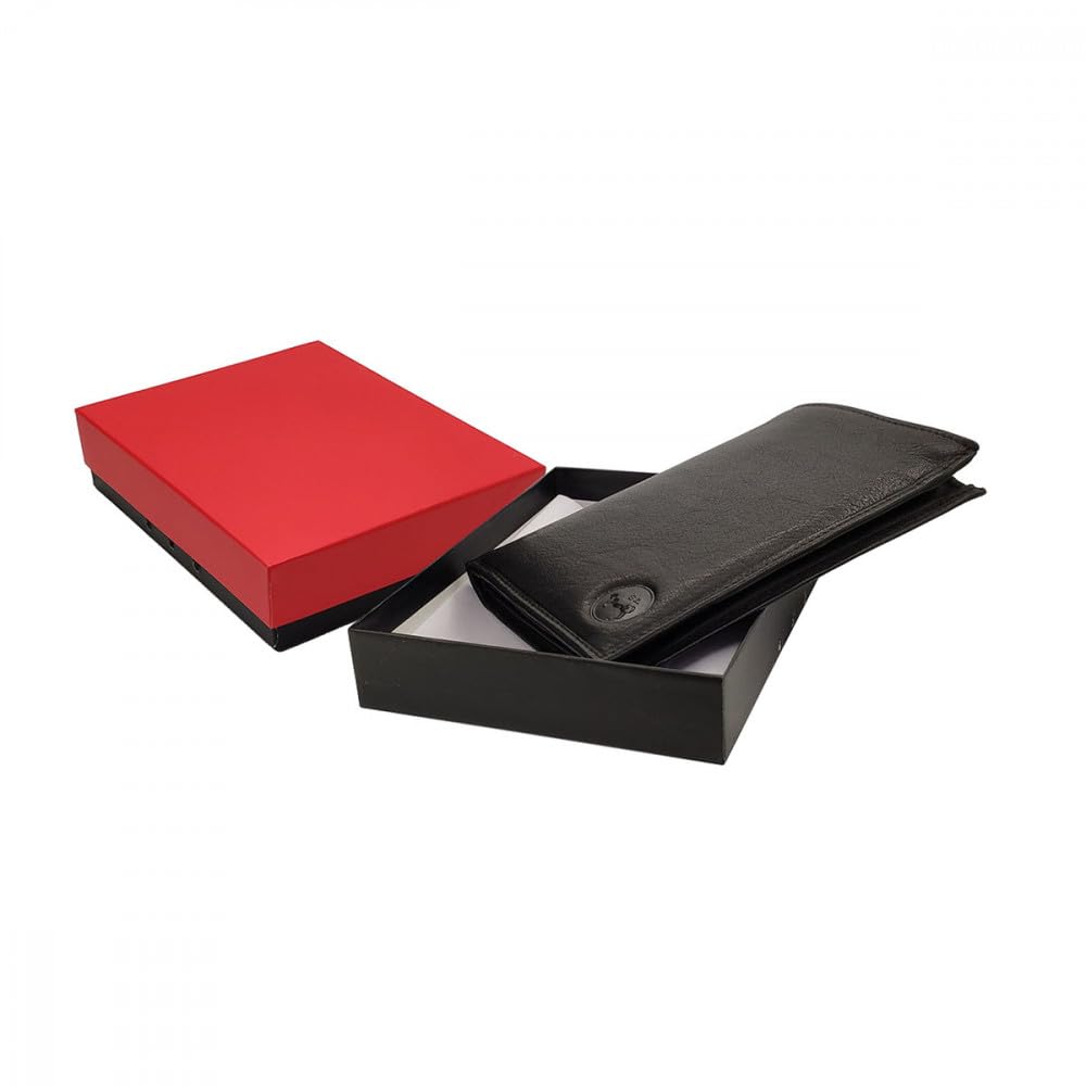 LOLUNA® Compagnon de Voyage Multifonction Tout en Un, Porte chéquier, Carte, Monnaie et identité - idée Cadeau Noël, fête, Anniversaire - Taupe