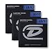 3 Sets of Dunlop DEN1052 Electric Guitar Strings 10-52
