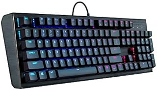 Cooler Master CK552 Gaming Mechanical Keyboard with Gateron Red Switch with RGB Back Lighting - Pure Black, Full