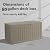 PatioZen 80 Gallon Resin Deck Box, Lockable Outdoor Storage Box for Patio Cushions Storage Furniture,Garden Tools, Pool Supplies, Weatherproof and UV Resistant (Grey)