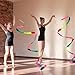 6 Pack Rainbow Ribbon Dance Sticks for Kids - 78.7 Inch Rhythmic Gymnastics Ribbons with Non-Slip Handles