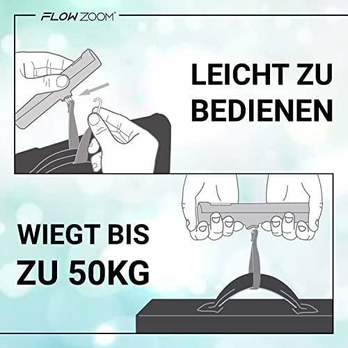Kofferwaage Flowzoom ohne Batterien, digitale Waage mit Haken