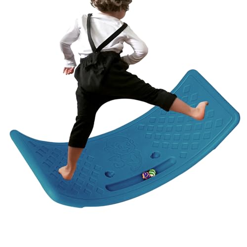 Balance Board Kinder, Balanceboard, Balance-Curvy-Board Für Kinder, Gleichgewichtstrainingsgerät, Wackel-Sportspielzeug, Hält Bis Zu 25 Kg Für Den Innenbereich, Gleichgewichtstrainingsgerät