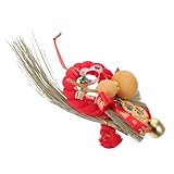 Décoration polyvalente : notre petit balai décoratif peut servir de poignée de porte, être suspendu comme un balai miniature ou accroché à la voiture pour une touche festive tout au long de l’année
