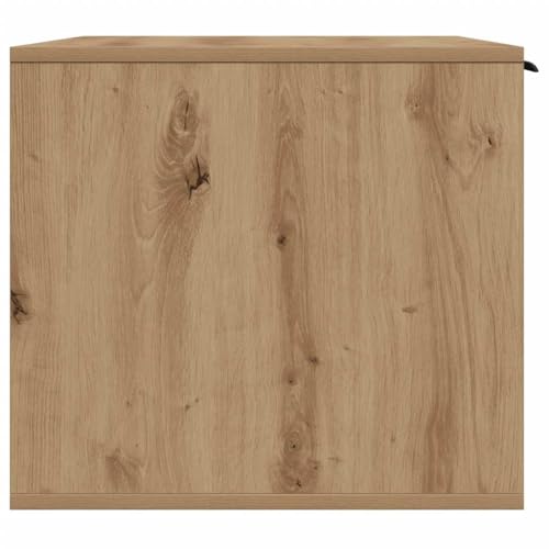 Vidaxl Recinto Lettiera Rovere Artigianale 80X50X45 Cm In Truciolato, Mobili Per Lettiera Per Gatti, Mobili Per Lettiera, Mobiletto Per Lettiera Per Gatti - 6
