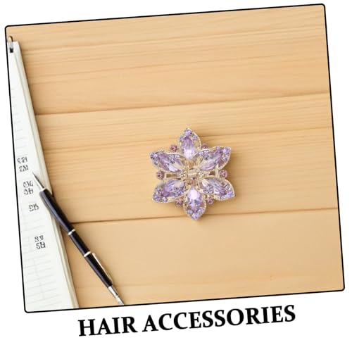 Pince à cheveux strass fleur pour fixer vos mèches sans abîmer votre coiffure