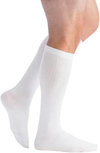 EvoNation Mens Compression Socks 8-15 mmHg, Knee High