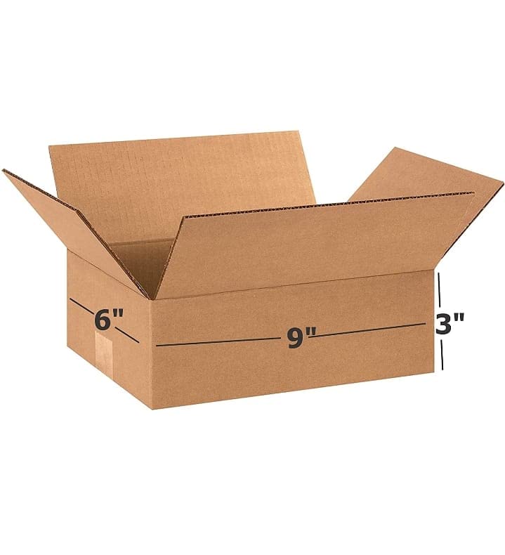 Anmol Packaging Packaging 3 Ply Brown Corrugated Box_Packing Box Size: 9X6X3 Length 9 Inch Width 6 Inch Height 3 Inch Shipping Box Courier Box (Pack Of 50) (B08412LJVP) Amazon Price History, Amazon Price Tracker