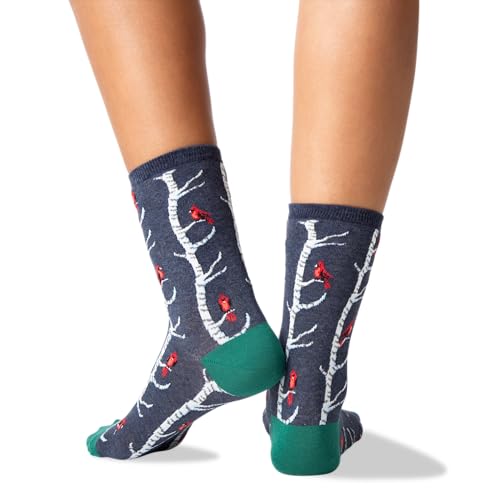 Image of Hot Sox Women's Fun Nature & Outdoors Crew Socks
