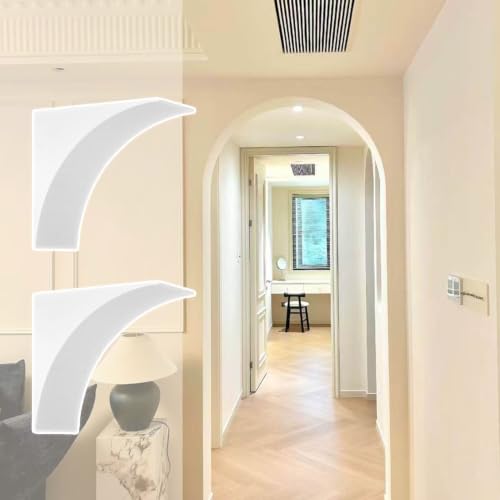 Arcos para puertas kit de 2 moldes prefabricados de medio círculo universal