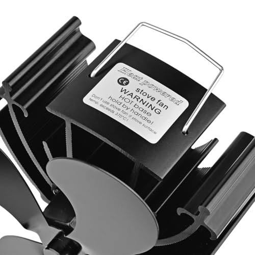 Ventilateur de poêle silencieux 4 pales pour diffuser la chaleur - 6