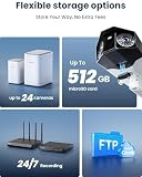 Reolink 16MP UHD 180° panoramiczna kamera Wi-Fi, dwuzakresowe Wi-Fi 2.4/5GHz 6, śledzenie ruchu, noktowizor, inteligentne wykrywanie, nagrywanie 24/7, lokalna pamięć masowa, Reolink Duo 3 WiFi