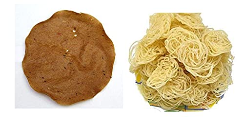 Anuvan®Feel The Utsav Special Papad Kurdai Combo | Wheat kurdai 400Gm + Jawar Papad 400Gm | Special Combo (800Gm)