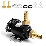 Yhenlovtt Bürstenloses Tauchwasser, DC 12 V/24 V, 800 Liter pro Stunde, leiser 35 dB Teichbrunnen und Aquarium, kompatibel mit Großbritannien (12 V)