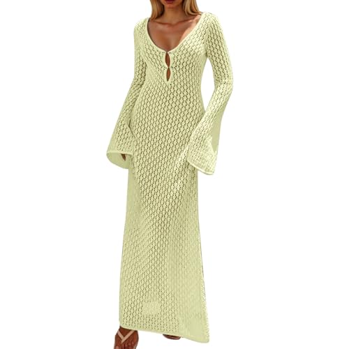 Robe de plage femme manches longues pour ne plus avoir froid