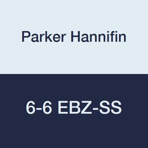 Parker Hannifin 6-6 EBZ-SS CPI Stainless Steel Union Elbow Tube Fitting, 3/8" Single Ferrule Tube x 3/8" Single Ferrule Tube