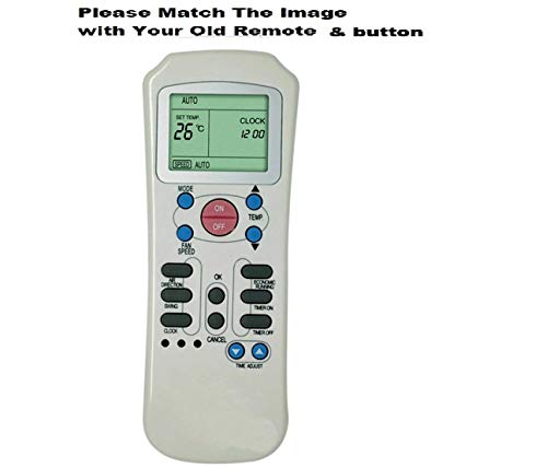 Image of BLIKSEM Remote Control for 50 BL Carrier Split /Window Air Conditioner Remote (Please Match The Image with Your Old Remote)