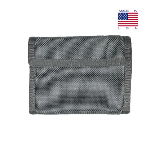 Image of Sprocket Nylon Billfold Wallet with Zippered Coin Pocket (Grey Ballistic)