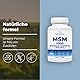 Bandini® MSM - 2000mg mit 40mg VITAMIN C pro Tagesdosis - Kompakteres Methylsulfonylmethan Pulver als bei Kapseln - Ohne Magnesiumstearat, hochdosiert, Vegan, ohne Zusätze, laborgeprüft - 200 Tab