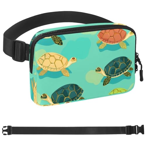Sac banane motif tortue marine : le cadeau idéal pour le sport, le running et les voyages
