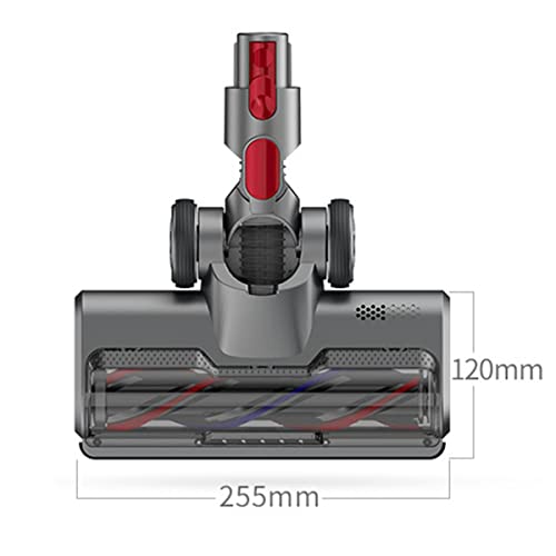 KENVOR Cepillo Eléctrico Compatible con Dyson V7 / V8 / V10 / V11/V15 Aspiradoras, Cabezal de Recambio Cepillo para Suelos para Alfombras y Suelos Duros,Gris