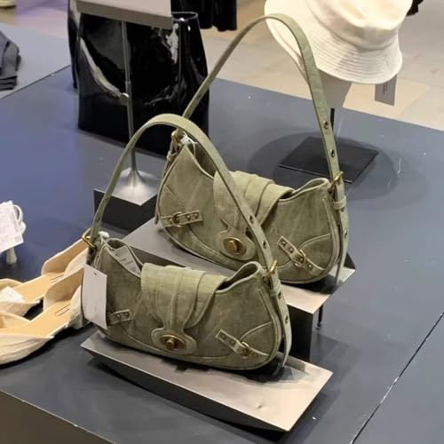 Womens PU Shoulder Bag Female All-matching Bag Korean Casual Handbag Girls Underarm Bag Shopping Bag4