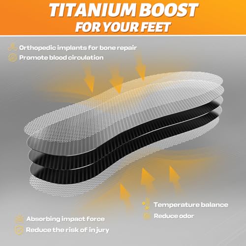 Plantillas de fibra de carbono con titanio 275mm 1 par miniatura 3