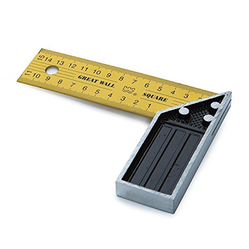 Preisvergleich Produktbild Anschlagwinkel 150mm Zimmermannswinkel Schreinerwinkel Messwinkel 90° Winkel Great Wall
