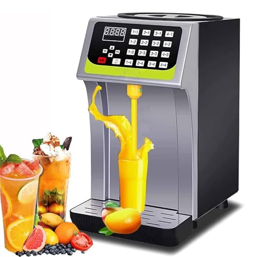 Dispensador Automático Comercial De Fructosa, Dispensador De Jarabe De Acero Inoxidable De 7 L, 16 Opciones De Azúcar Diferentes, Máquinas Cuantitativas De Fructosa, Equipo Para Té De Burbujas.