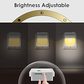U UZOPI Plug in Night Light for Kids Dimmable - Color Changing LED Nightlight, Dusk to Dawn, Warm White Night Light for… 41CWPc3WsrL. SS280