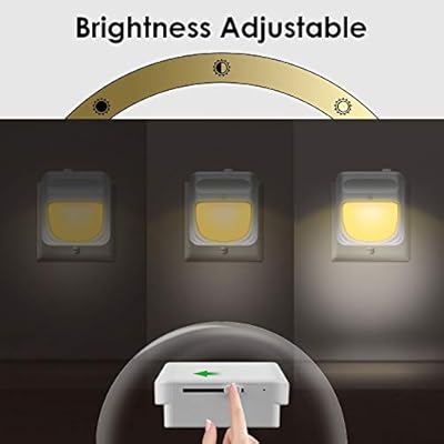 U UZOPI Plug in Night Light for Kids Dimmable - Color Changing LED Nightlight, Dusk to Dawn, Warm White Night Light for… 41CWPc3WsrL. SS400