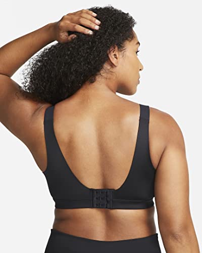 Nike Women`s Dri-Fit Alpha High-Support Padded Adjustable Sports Bra, Black, Small(A-C) #TOP1