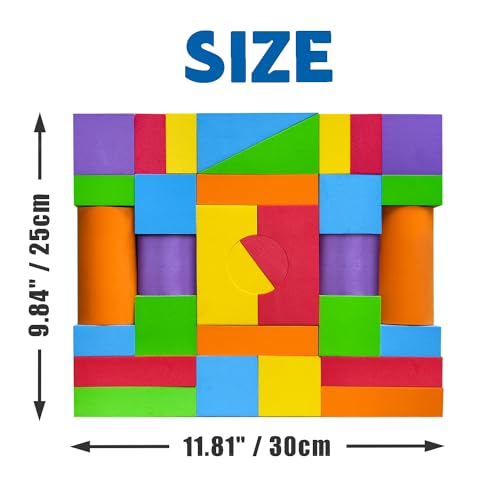 Ensemble de blocs empilables souples et lavables pour des bains sans pleurs - 4